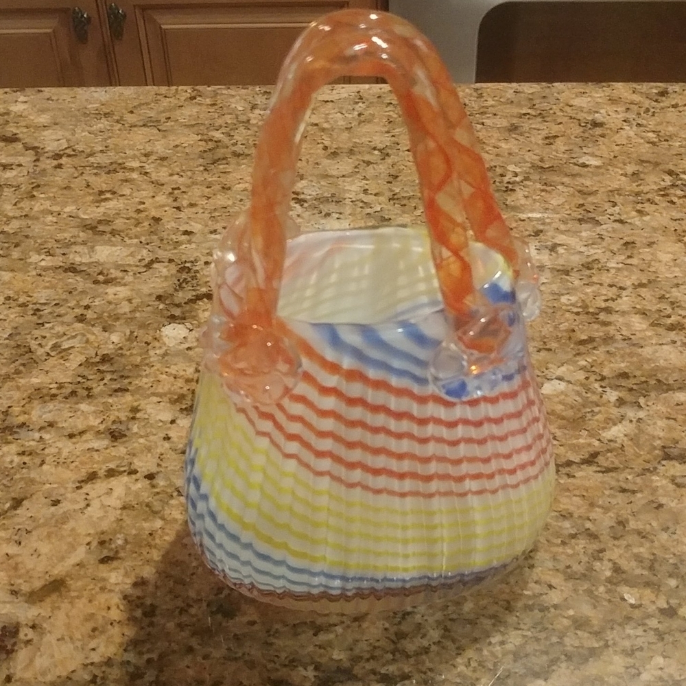 Natalie Multi colored glass handbag